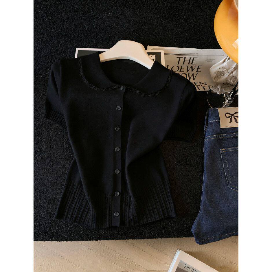 ElanWear Women’s Summer Knit Pullover Top – Loose Fit Lightweight Elegant Casual Bottoming Shirt