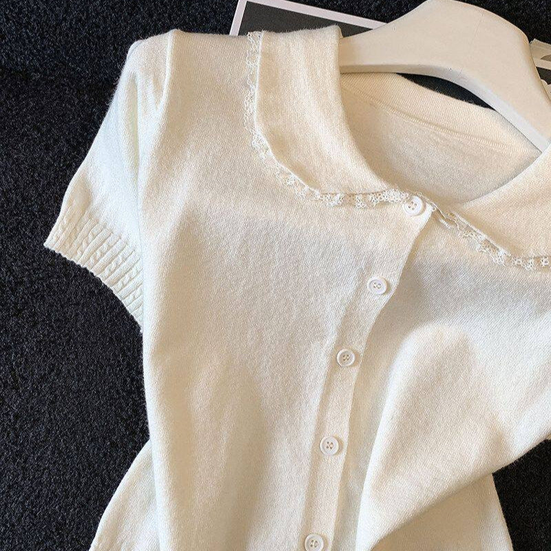ElanWear Women’s Summer Knit Pullover Top – Loose Fit Lightweight Elegant Casual Bottoming Shirt